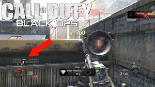 INSANE COLLAT TRICKSHOT ON BLACK OPS 1!!!