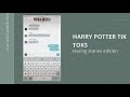 harry potter tik toks | texting stories edition 📱