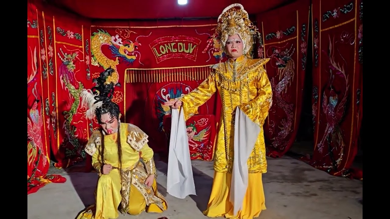 HỘI YẾN DIÊU TRÌ CUNG p6- đoàn tuồng cổ LONG DUY