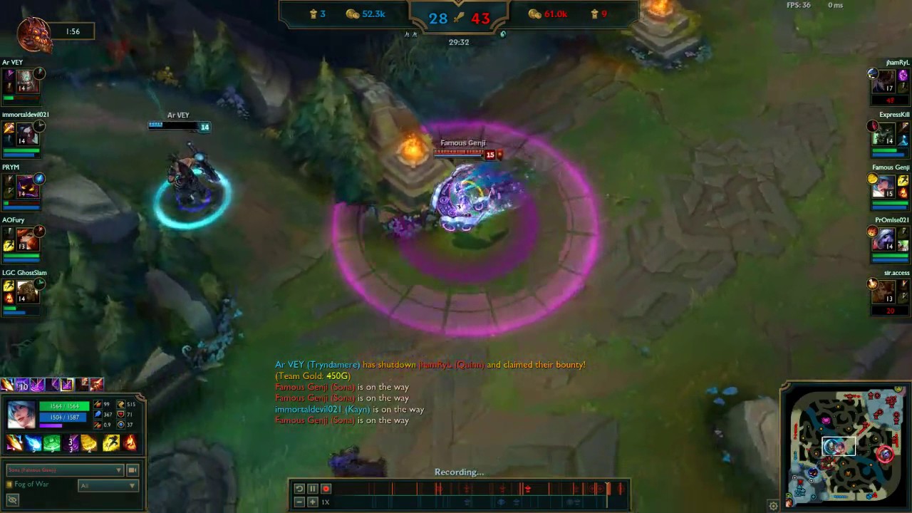 PENTA SONA!! My first time in League of Legend History😂😂