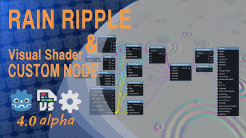 Rain Ripples Shader - Godot 4.0 - Visual Shader Plugin