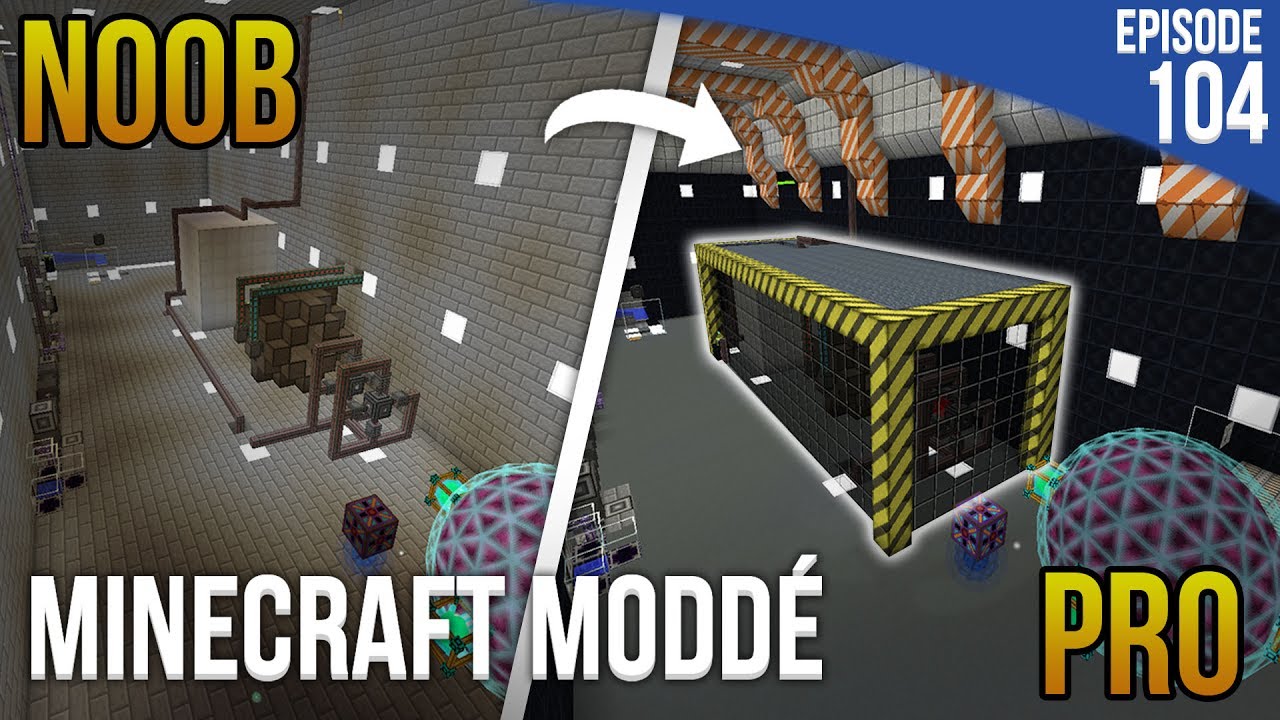 PASSER DE NOOB À PRO EN CONSTRUCTION !  Minecraft Moddé 