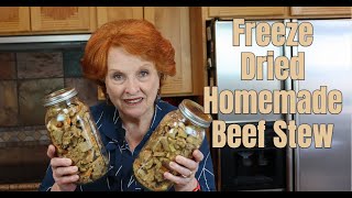 Freeze Dried Homemade Beef Stew