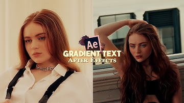 Gradient Text | After Effects | Texture Flux