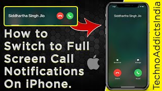 How to Change From Banner Notification to Full Screen Call Notification On iPhone #youtubeshorts screenshot 4