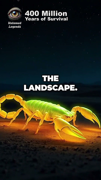Scorpion: The Immortal Predator of Earth’s Past 🦂🌌