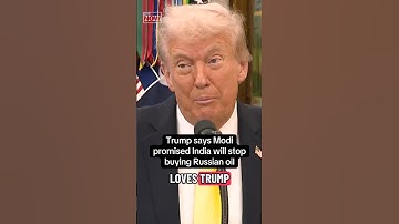 Trump says India will stop buying Russian oil