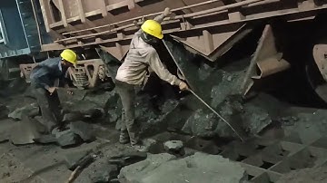 Coal Unloading in power plant | BOBR type Rake, कोयला कैसे निकालते है।