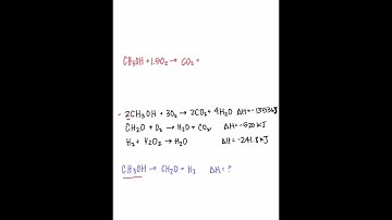 Determine the enthalpy change for the reaction CH3OH (g) - CH2O (g) + H2 (g), given the following …