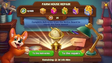 Island Hoppers game XP lvl 8 Farm House Repair Event Part 1