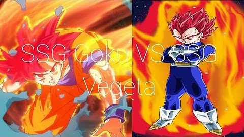 SSG Goku VS SSG Vegeta - Dragon Ball Z Tenkaichi Tag Team Mod