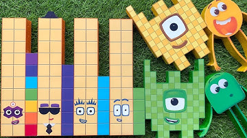 Looking for Numberblocks NEW 251 Puzzle Tetris Space ASMR  | Numberblocks Satisfying Video