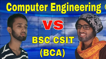 Computer Engineering vs bsc CSIT with comedy  ||difference between engineering vs IT ||tech(part 1)