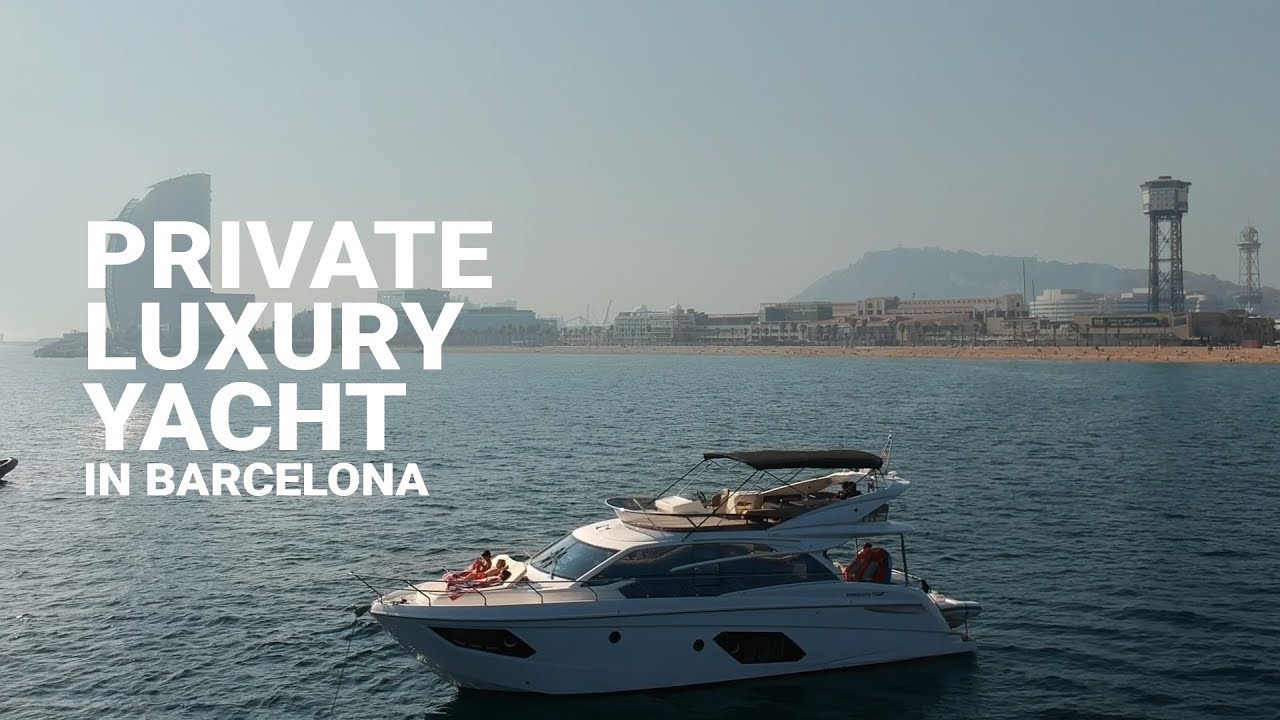 Rent a private luxury yacht in Barcelona
