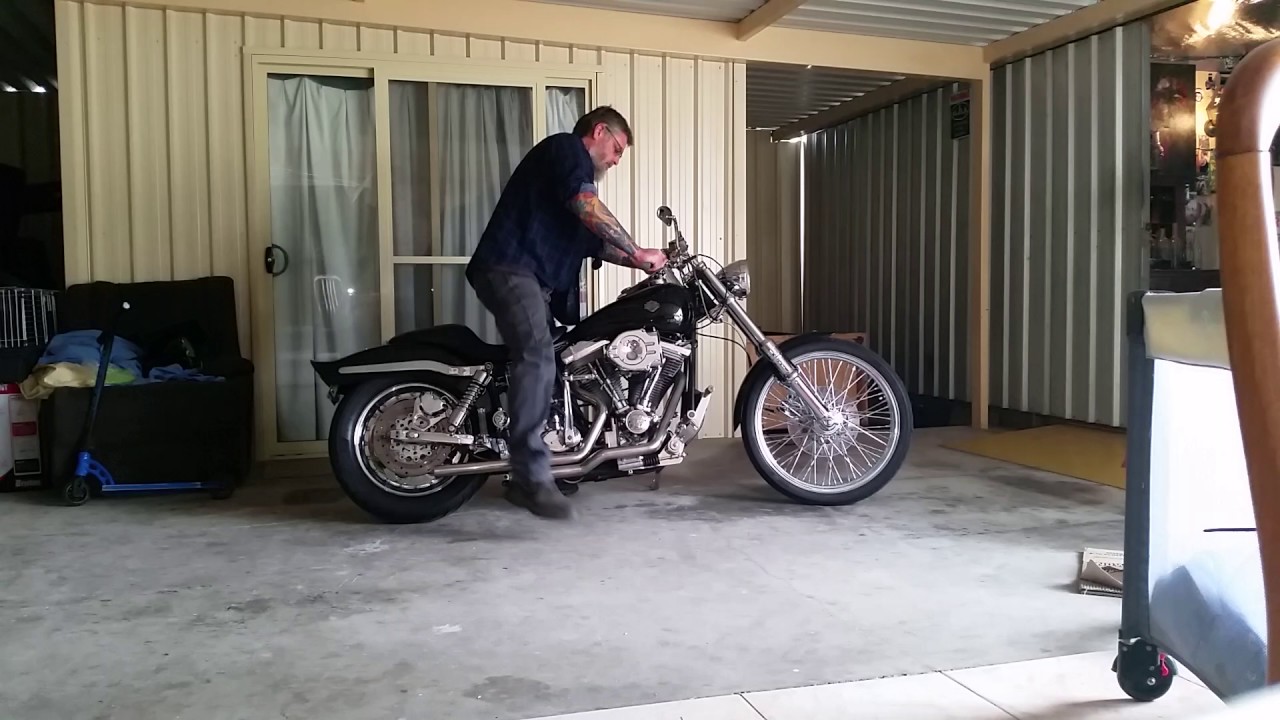 Harley Evo Kickstart YouTube