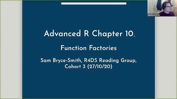 Advanced R Book Club: Chapter 10: Function Factories (2020-10-27) (advr03)