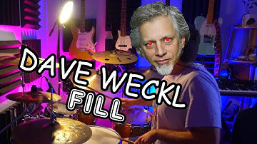 Mini Drum Lesson: Dave Weckl 6 Stroke Roll Fill
