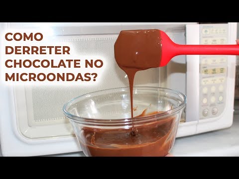 Vídeo: Como Derreter Chocolate No Microondas: Foto + Vídeo