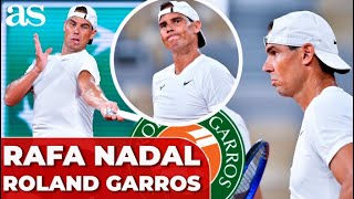 RAFA NADAL está de VUELTA en ROLAND GARROS: imposible NO EMOCIONARSE