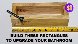 Easy Woodworking Project to sell or make for your Bathroom Makeover