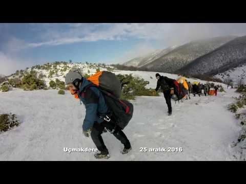 KARLA KAPLI GANOS DAĞI'NDA YAMAÇ PARAŞÜTÜ 1 Haberler Uçmakdere de yamaç paraşütü uçuşları 25 aralık 2016