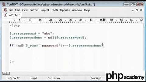 MD5 Encryption in PHP Tutorial [Hindi]