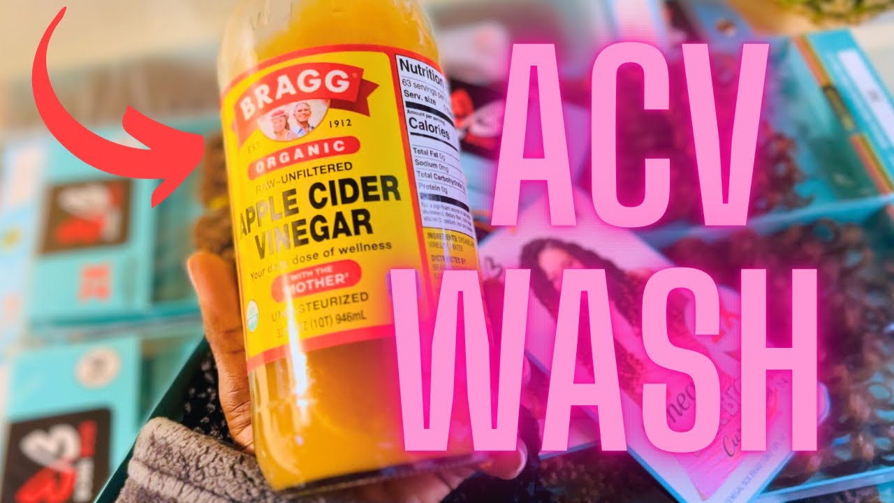 HOW TO WASH WEAVE WITH ACV 💕💦🚿 - YouTube