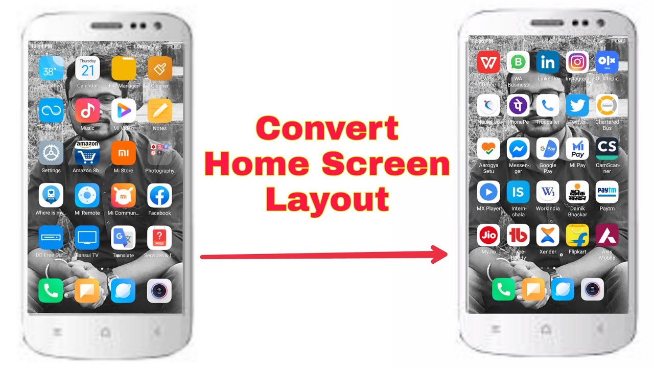 How To Change Home Screen Layout Without Any App Change Home Screen 