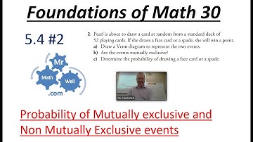 FM 30 5.4 #2 homework question   Probability Mutually exclusive events