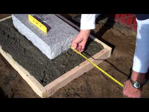 Video: How To Install A Headstone