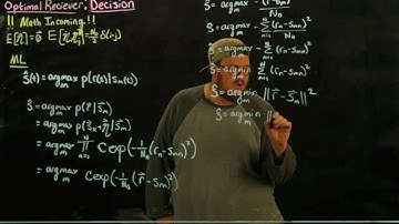 Digital Communications: Optimal Receiver - Decision Theory