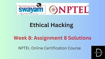 Ethical Hacking Week 8 Assignment Answers || July 2024 || NPTEL