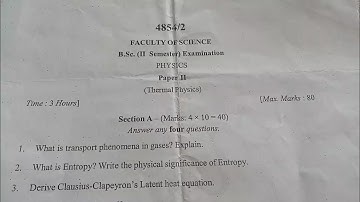 KU //2nd (semester) physics// question paper (2022)