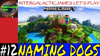 NAMING MY DOGS | Minecraft Let's Play Part #12