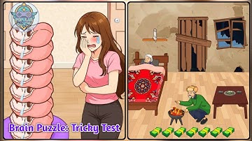 Brain Puzzle Tricky Test Level 24: Improve Their Lives !Gameplay Solution