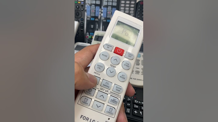 Hướng dẫn sử dụng điều khiển điều hòa lg v2 Informational