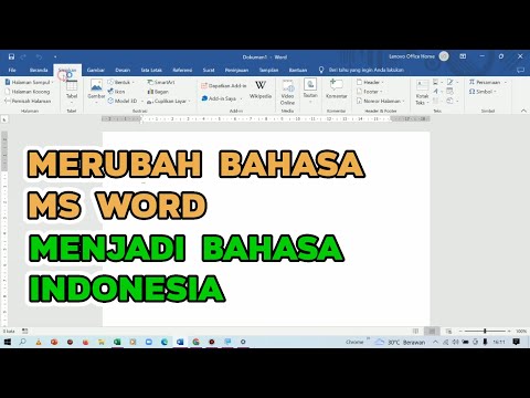 Cara Merubah Bahasa