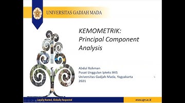 Kemometrika - Principal Component Analysis