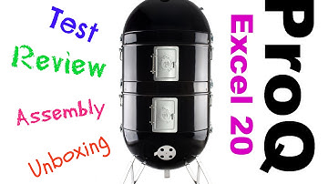 ProQ Excel 20 - Napoleon Apollo Smoker - REVIEW - TEST - UNBOXING - Smoker - Barbecue