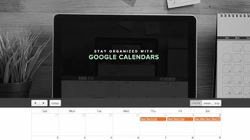 Google Calendar Adobe Muse Widget | Tutorial by MuseThemes.com