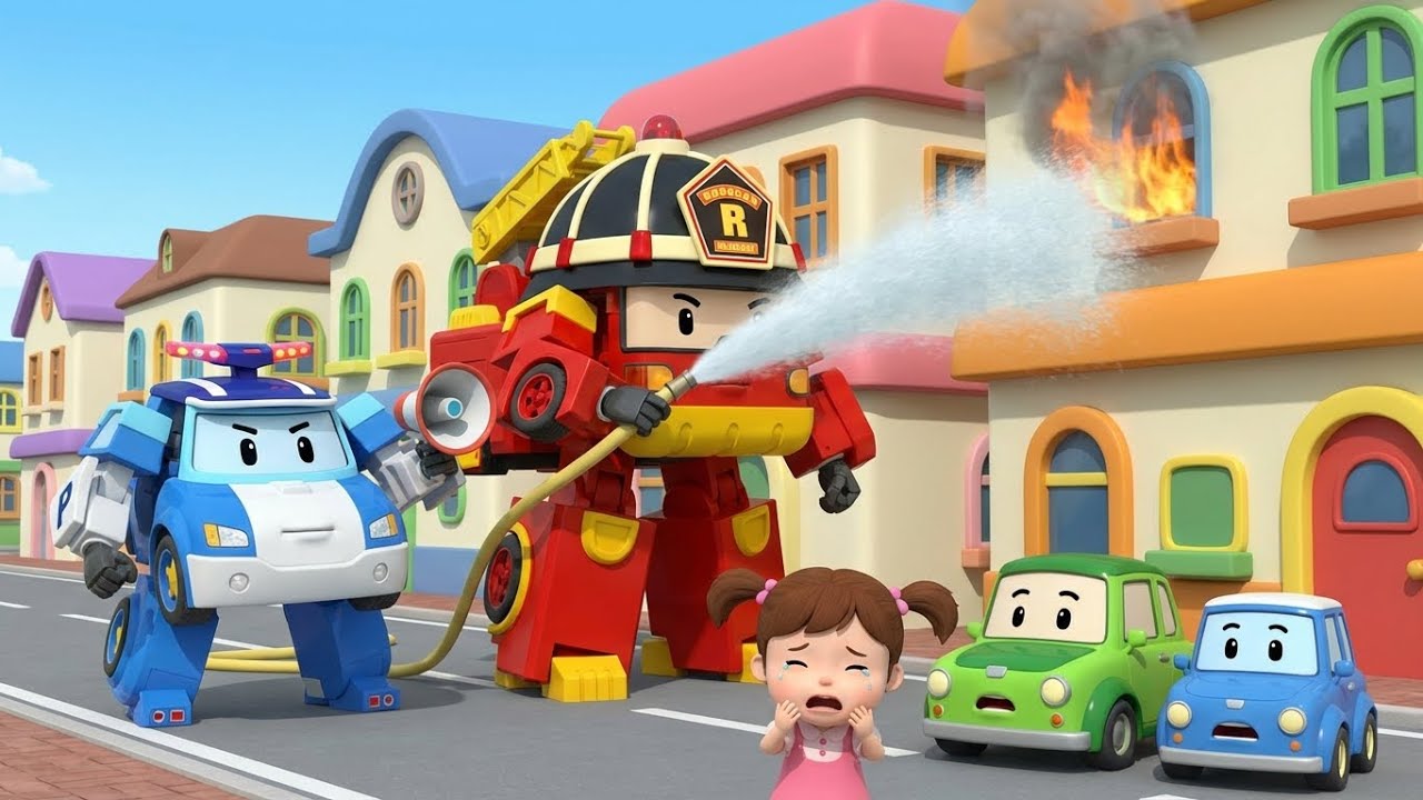 Pandan Leaf Fire Danger! 🍃🔥 Natural Scents & Home Safety | Robocar POLI Kids Cartoon