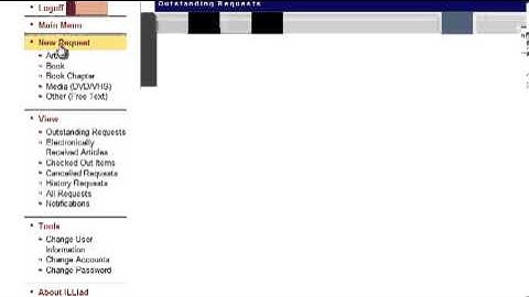 Request and Article in ILLiad (InterLibrary Loan)