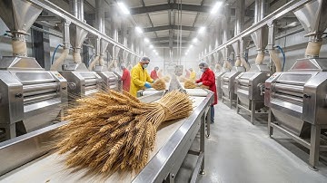 Inside a Factory: How Wheat Becomes Premium Flour (Full Process)