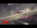 Madonna falls off chair onstage during seattle concert  tmz