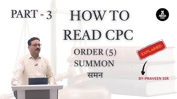 How To Read CPC Part - 3 / Summon