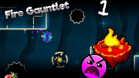 Geometry Dash - Fire Gauntlet - Level 1: Outer Space