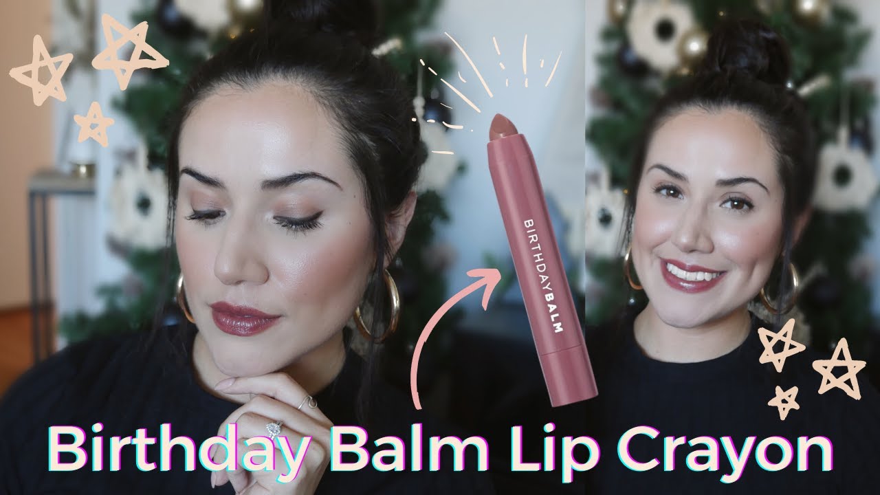 avon-birthday-balm-lip-crayon-review-swatches-youtube