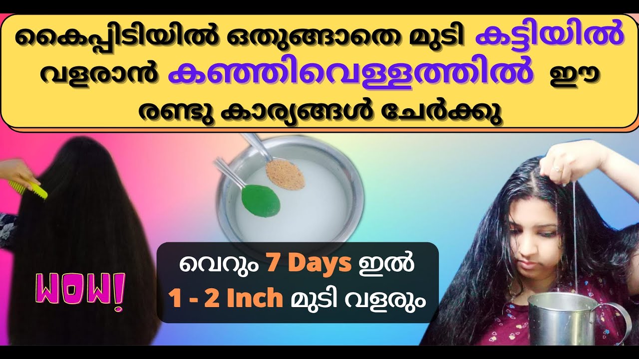 RICE WATER with Fenugreek & Curry Leafs Hair Pack for Thick & Long Hair