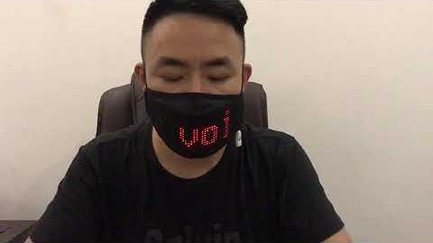 LED screen mask, LED Display Message mask video 3 our voice matters