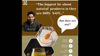 Episode 1 “The biggest lie about ‘100% natural’ products…” by Dr.Shankar.
